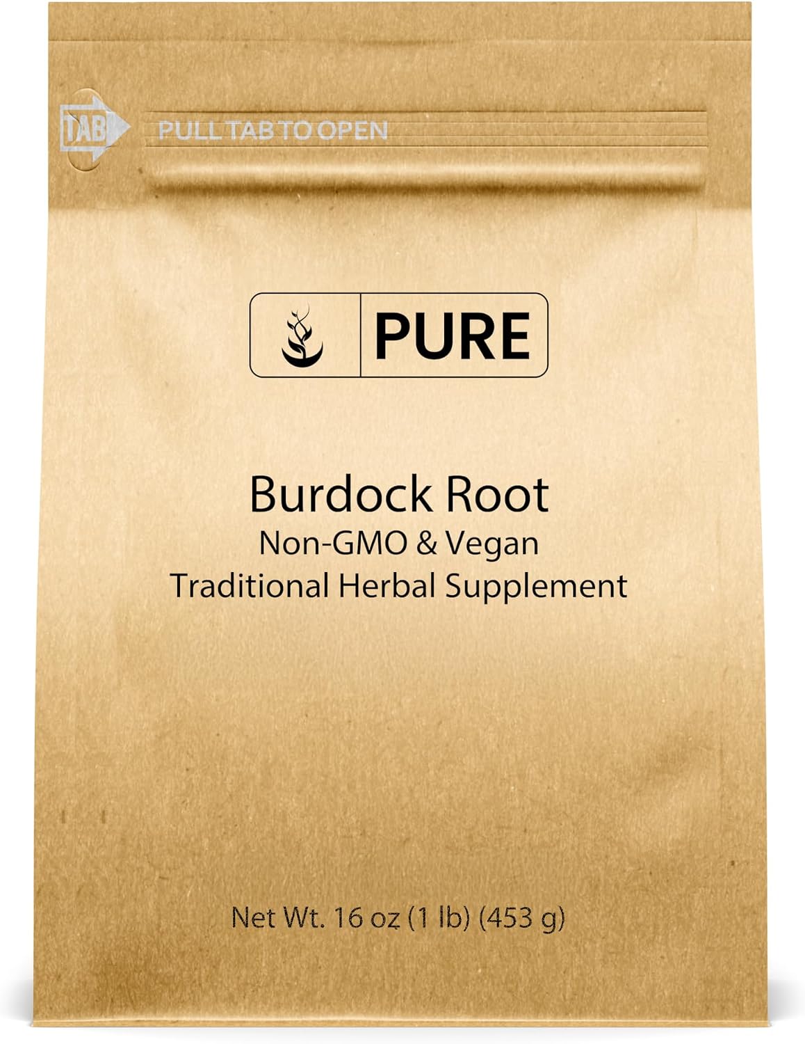 Pure Original Ingredients Burdock Root Extract (454 g) – Lab-Verified, Non-GM - görsel 1
