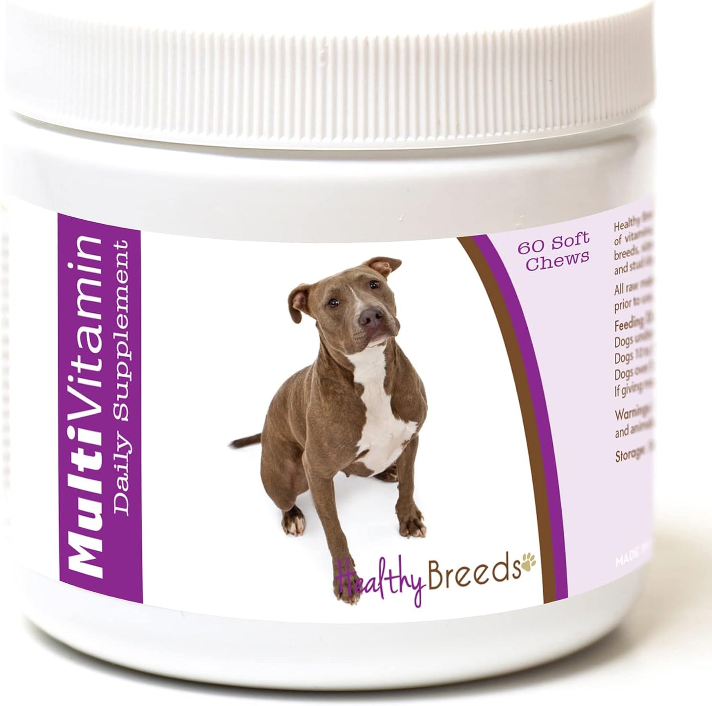 Healthy Breeds Bull Terrier Multivitamin Soft Chews, 60 Count - görsel 9