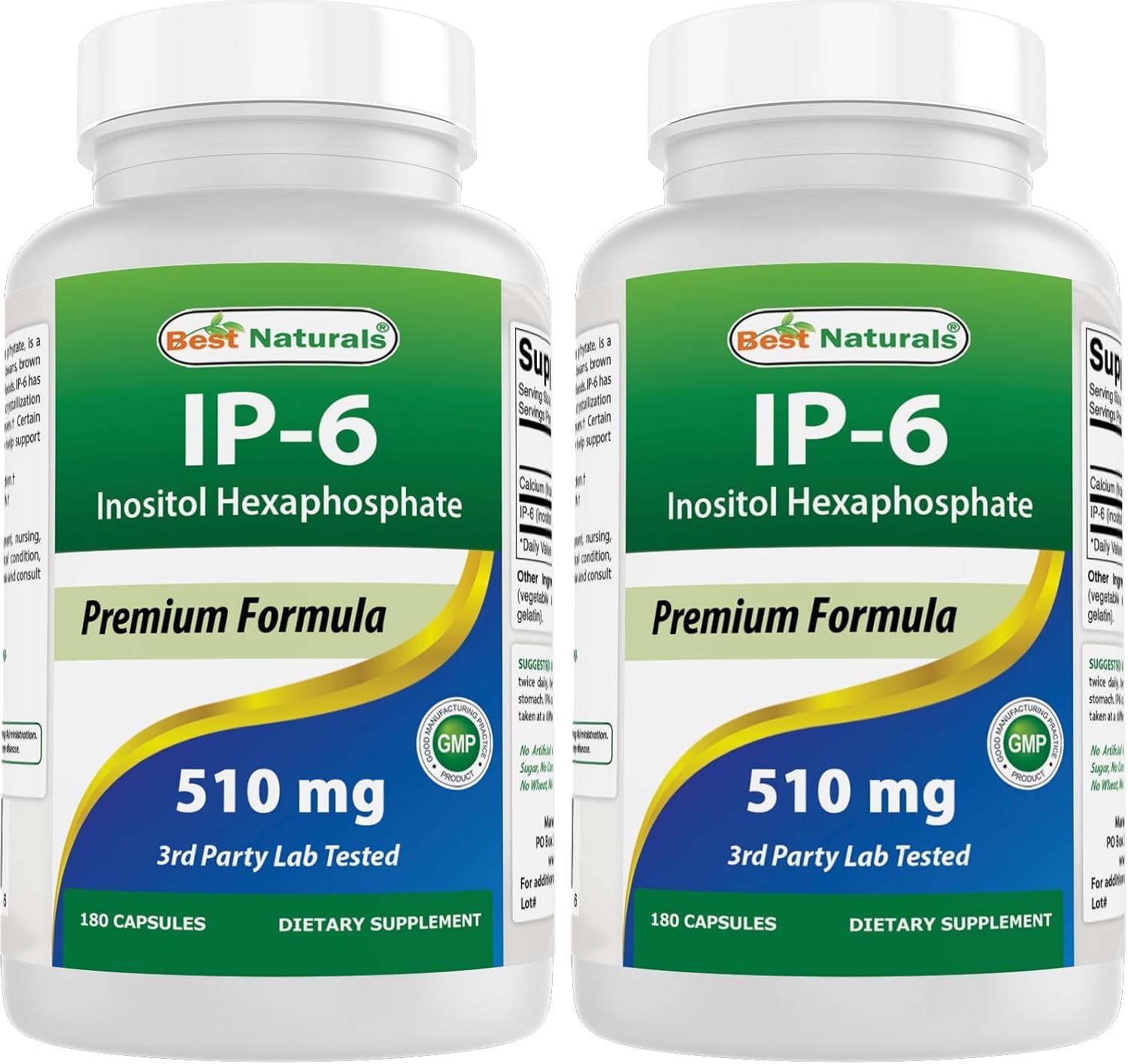 Best Naturals IP-6 510 mg 180 Capsules - görsel 8