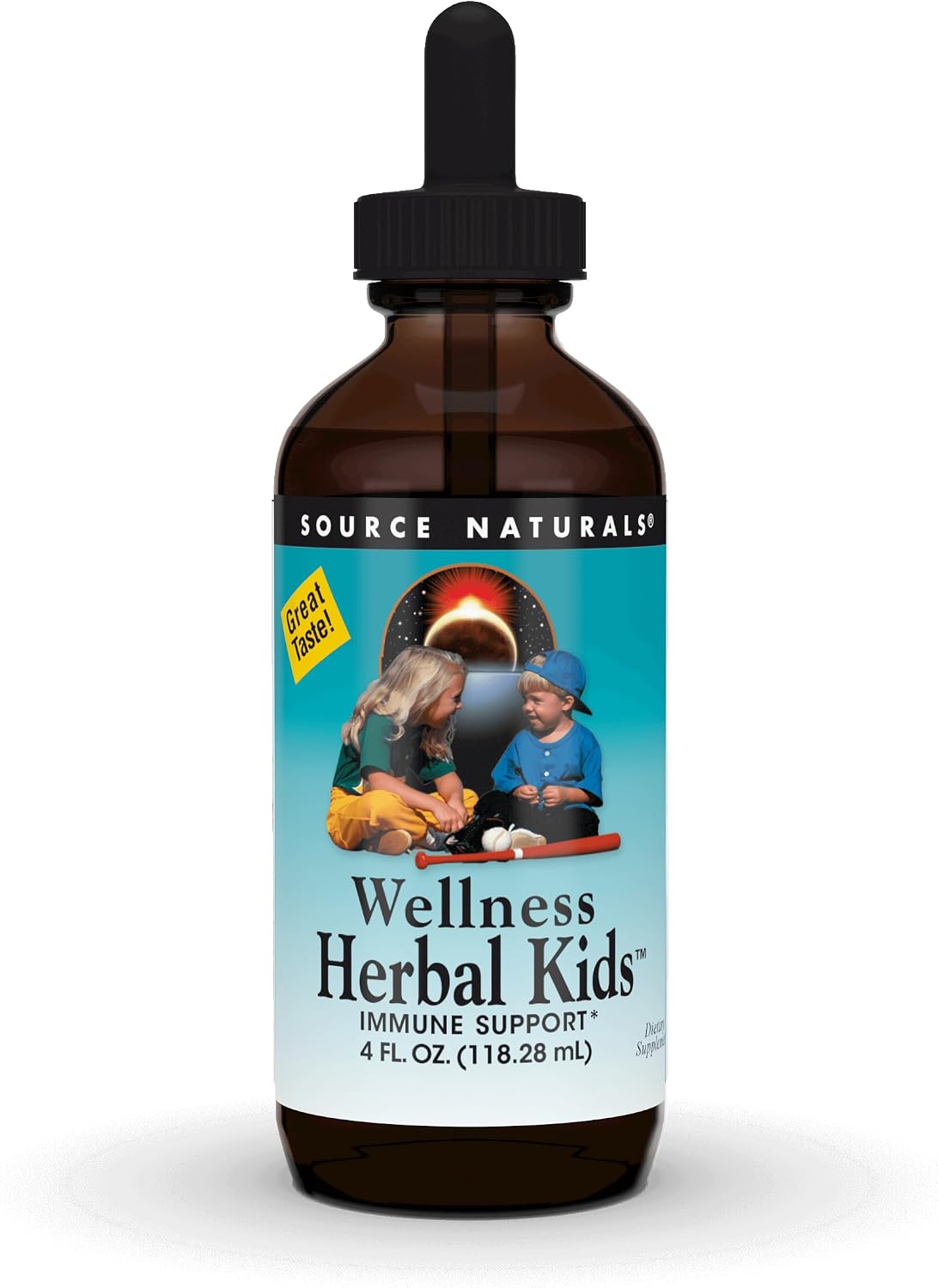 Source Naturals Wellness Herbal Kids Liquid Formula - Immune Support, 118 ml - görsel 1