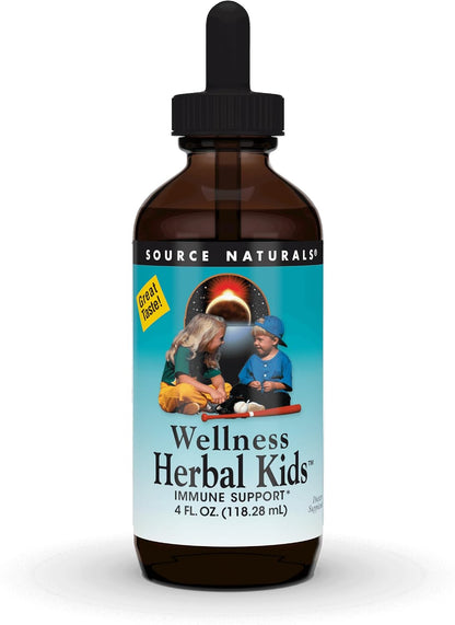 Source Naturals Wellness Herbal Kids Liquid Formula - Immune Support, 118 ml