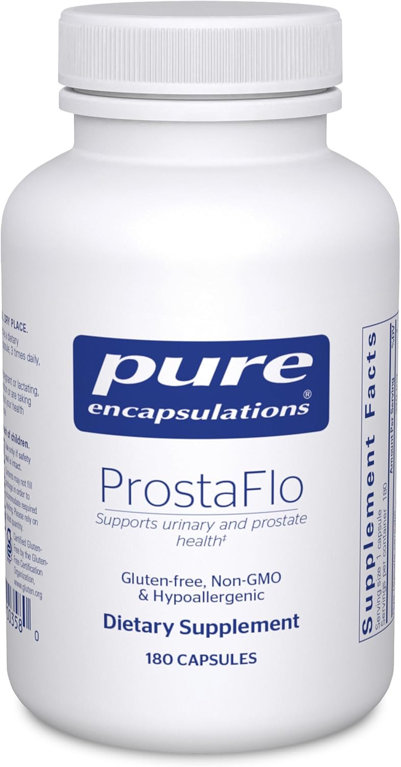 Pure Encapsulations ProstaFlo – Hypoallergenic Flower Pollen Extract for Urinary Health, 180 Capsules - görsel 1