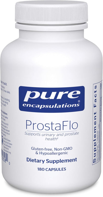 Pure Encapsulations ProstaFlo – Hypoallergenic Flower Pollen Extract for Urinary Health, 180 Capsules