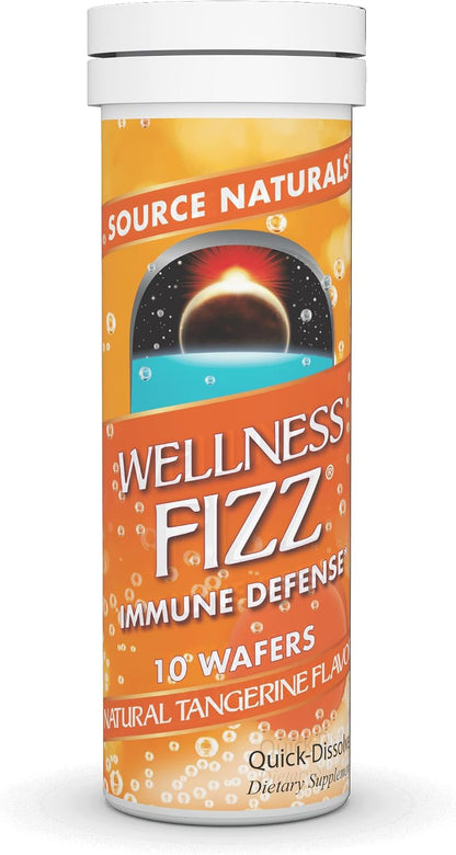 Wellness Fizz, Tangerine - 10 Wafers