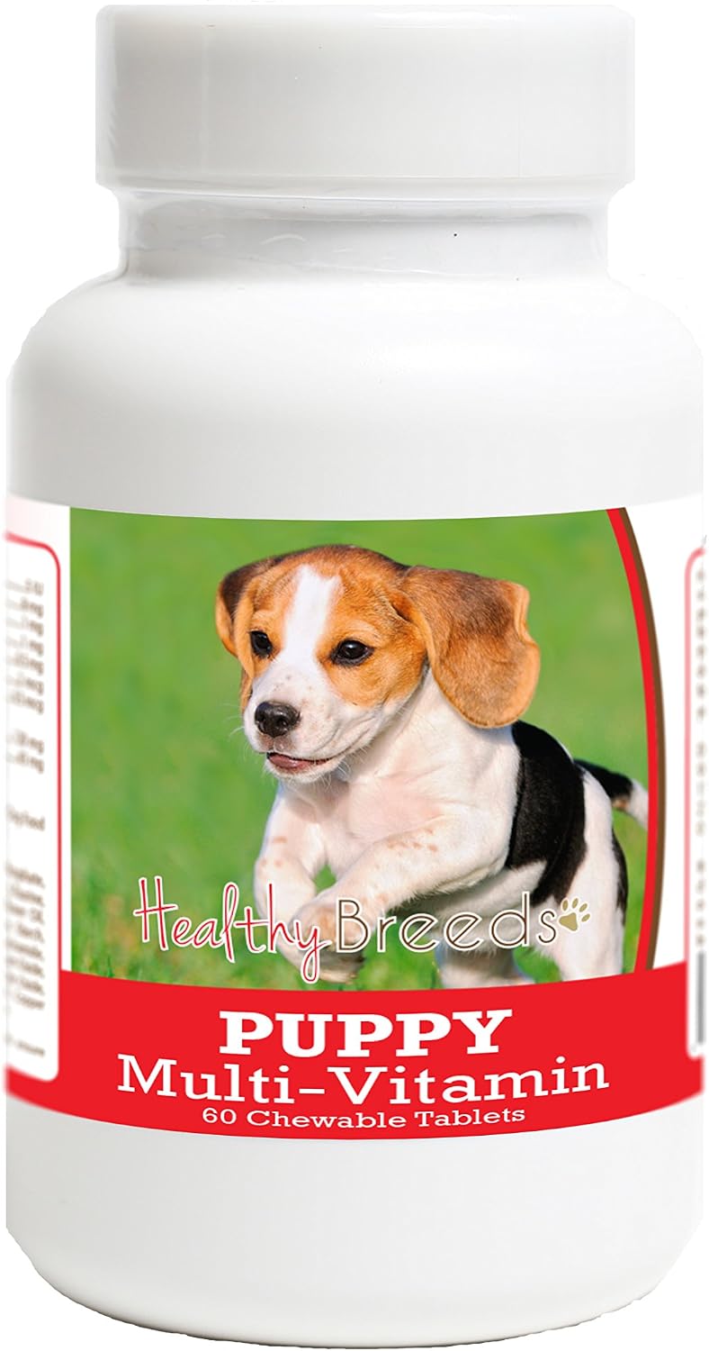 Healthy Breeds Beagle Puppy Dog Multivitamin Tablets 60 Tablets - görsel 1