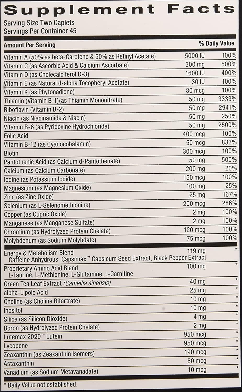 GNC Mega Men Energy & Metabolism Dietary Supplement Capsule - görsel 2
