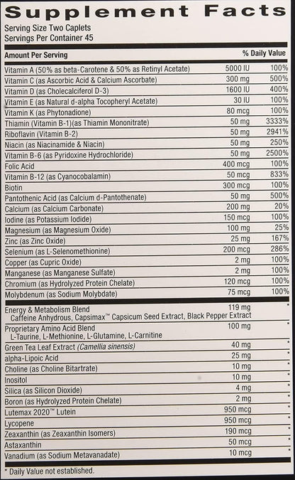 GNC Mega Men Energy & Metabolism Dietary Supplement Capsule