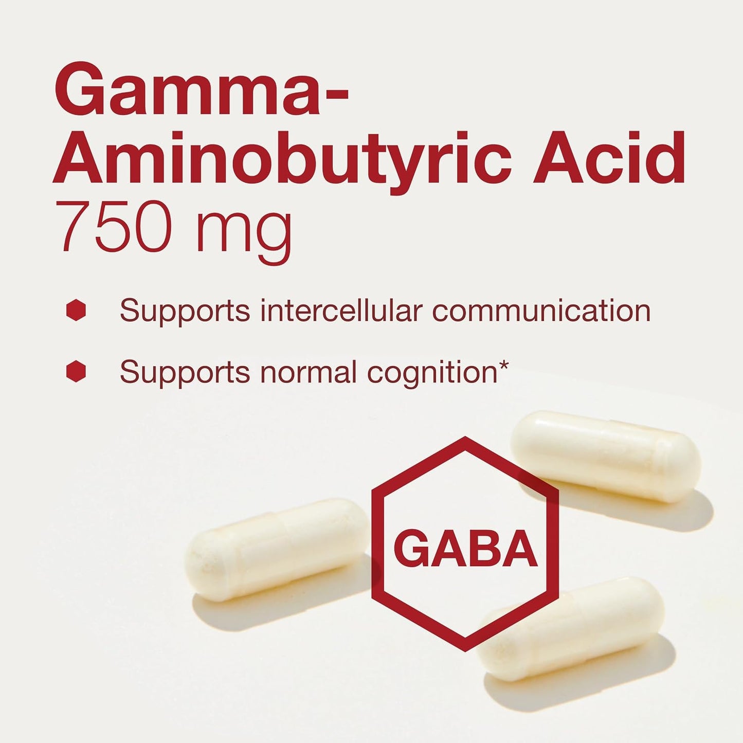 Protocol for Life Balance GABA 750mg - Cognitive Function Support - 120 Vegan Capsules - görsel 4