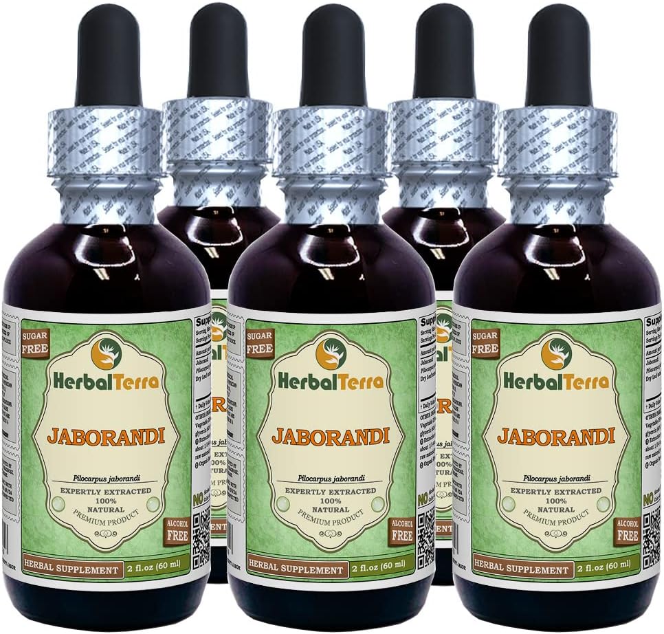 Jaborandi (Pilocarpus Jaborandi) Dried Leaf Liquid Extract 5x2 oz - görsel 4