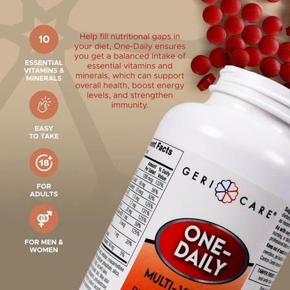 GeriCare Multivitamin Tablets (Bottle of 1000)