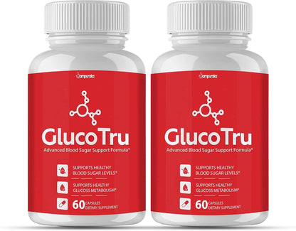Gluco Tru Advance New Formula Supplement 2 Pack (60 Days)