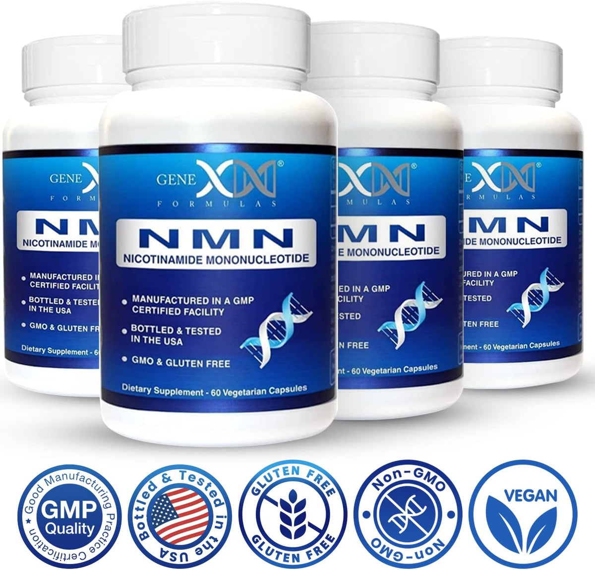 Genex Formulae NMN 250mg Supplement (4 Pack) – 99% Pure NAD+ Booster - görsel 6