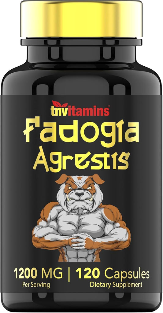 Fadogia Agrestis 1200 mg – 120 Capsules | Ultra-Potent Extract for Men's Energy & Performance