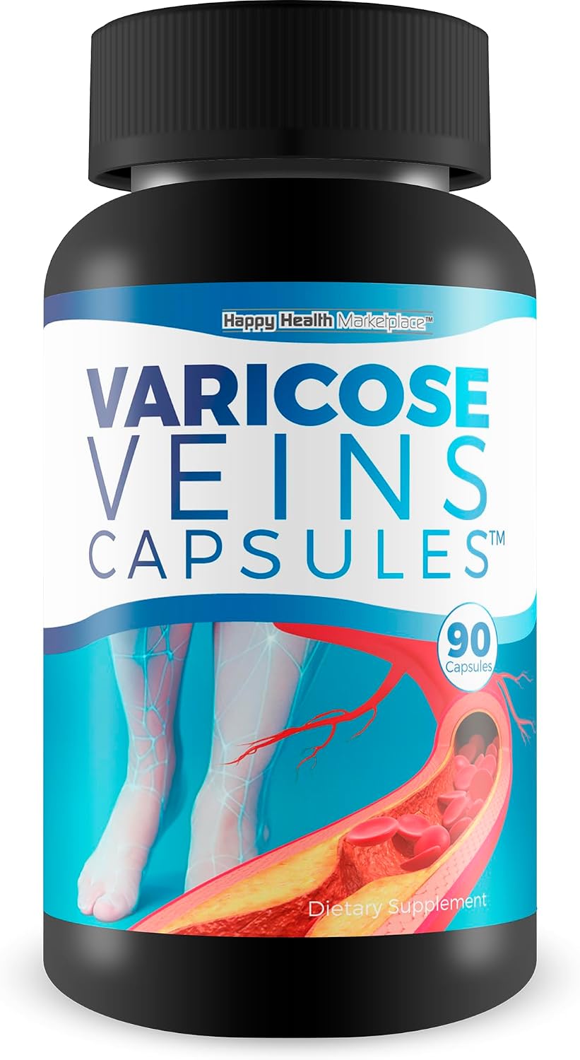 Varicose Vein Capsules – Herbal Supplement for Vein Health - görsel 1