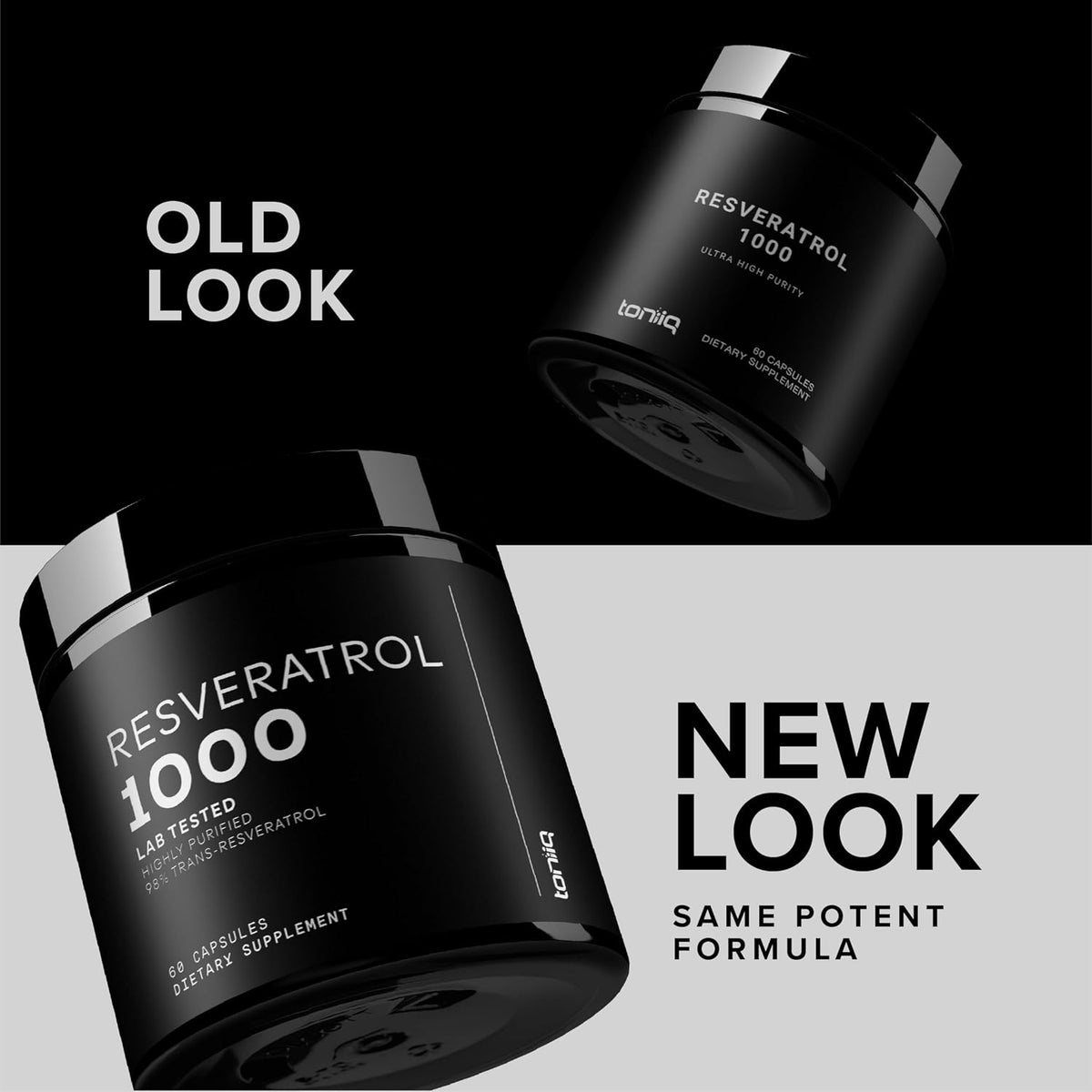Toniiq Ultra High Potency Trans Resveratrol 1000mg - 98% Pure - 60 Capsules - görsel 4