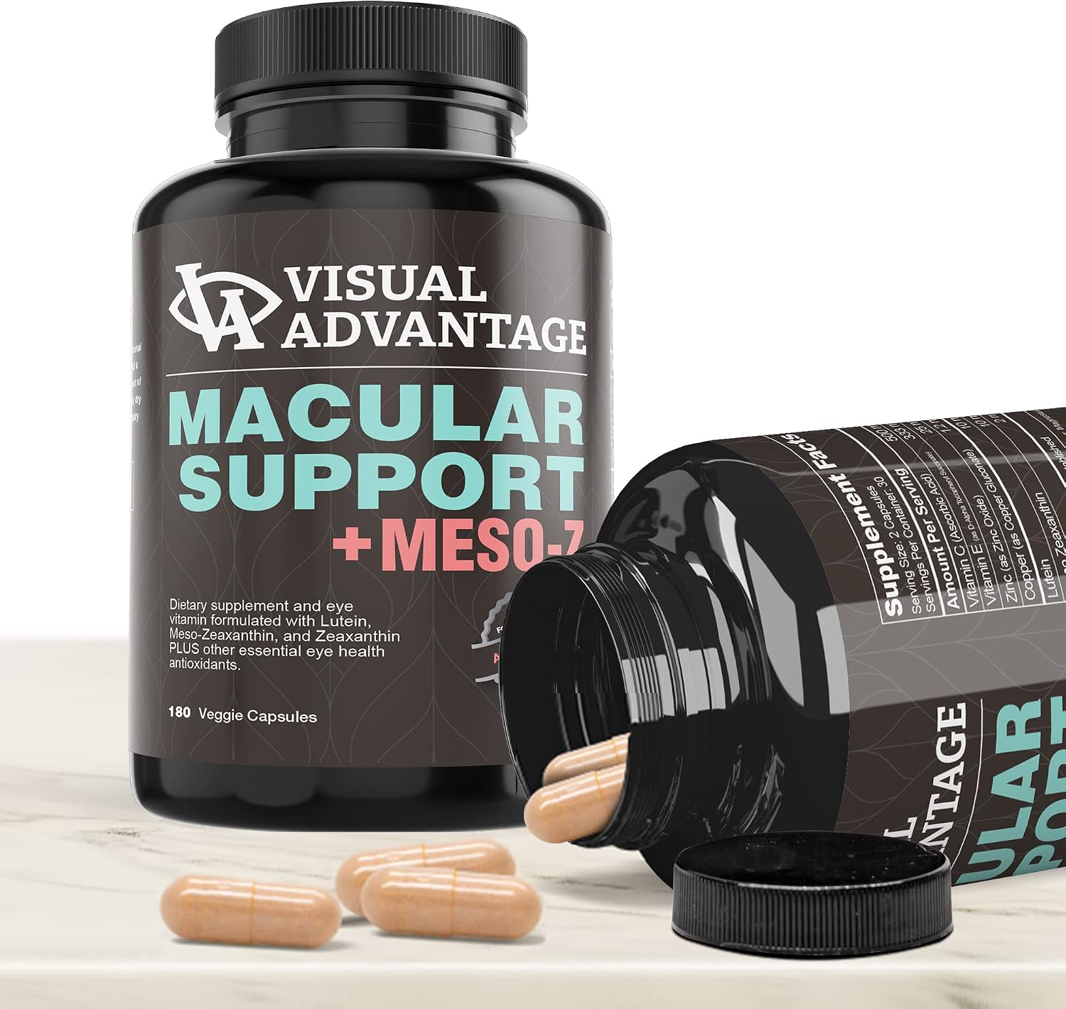 Visual Advantage® Macular Support + Meso-Z – Eye Supplement with Triple Carotenoids for Blue Light Defence (180 Soft Gel Capsules) - görsel 5