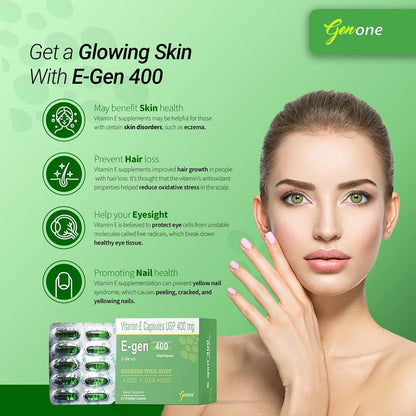 genone E-Gen 400 Vitamin E Capsules (30 Capsules)