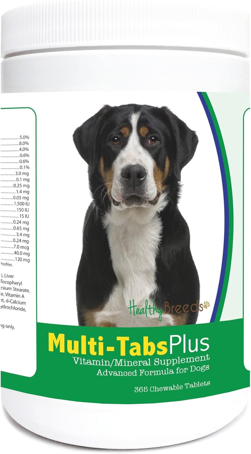 Healthy Breeds Greater Swiss Mountain Dog Multi-Tabs Plus Chewable Tablets 365 Tablets - görsel 1
