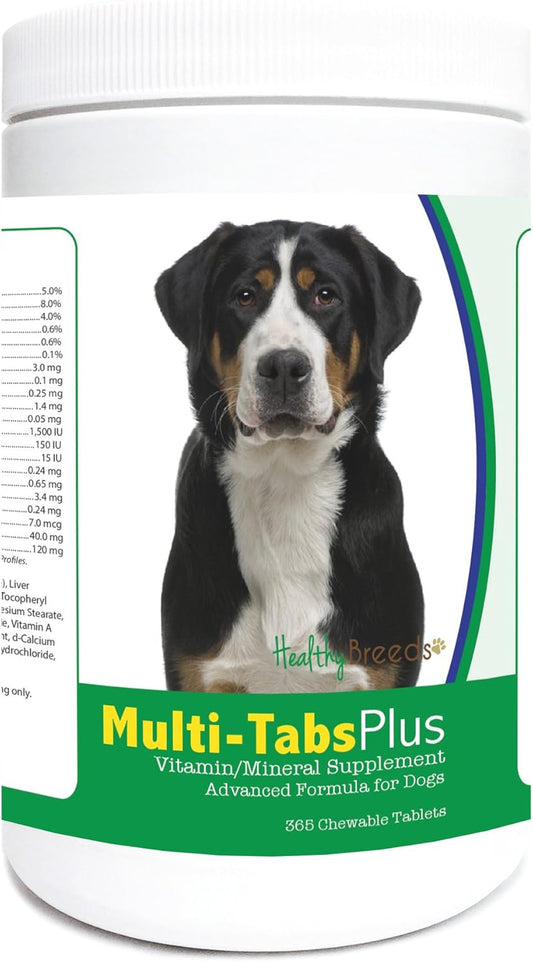 Healthy Breeds Greater Swiss Mountain Dog Multi-Tabs Plus Chewable Tablets 365 Tablets