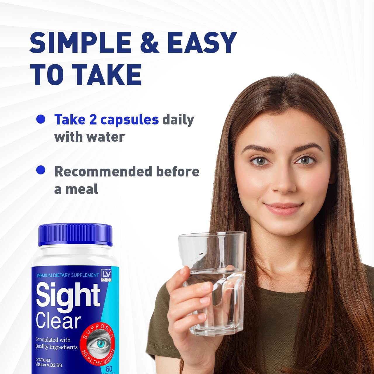 Sight Clear Pills – Eye Support Supplement with Natural Ingredients, 60 Capsules - görsel 4