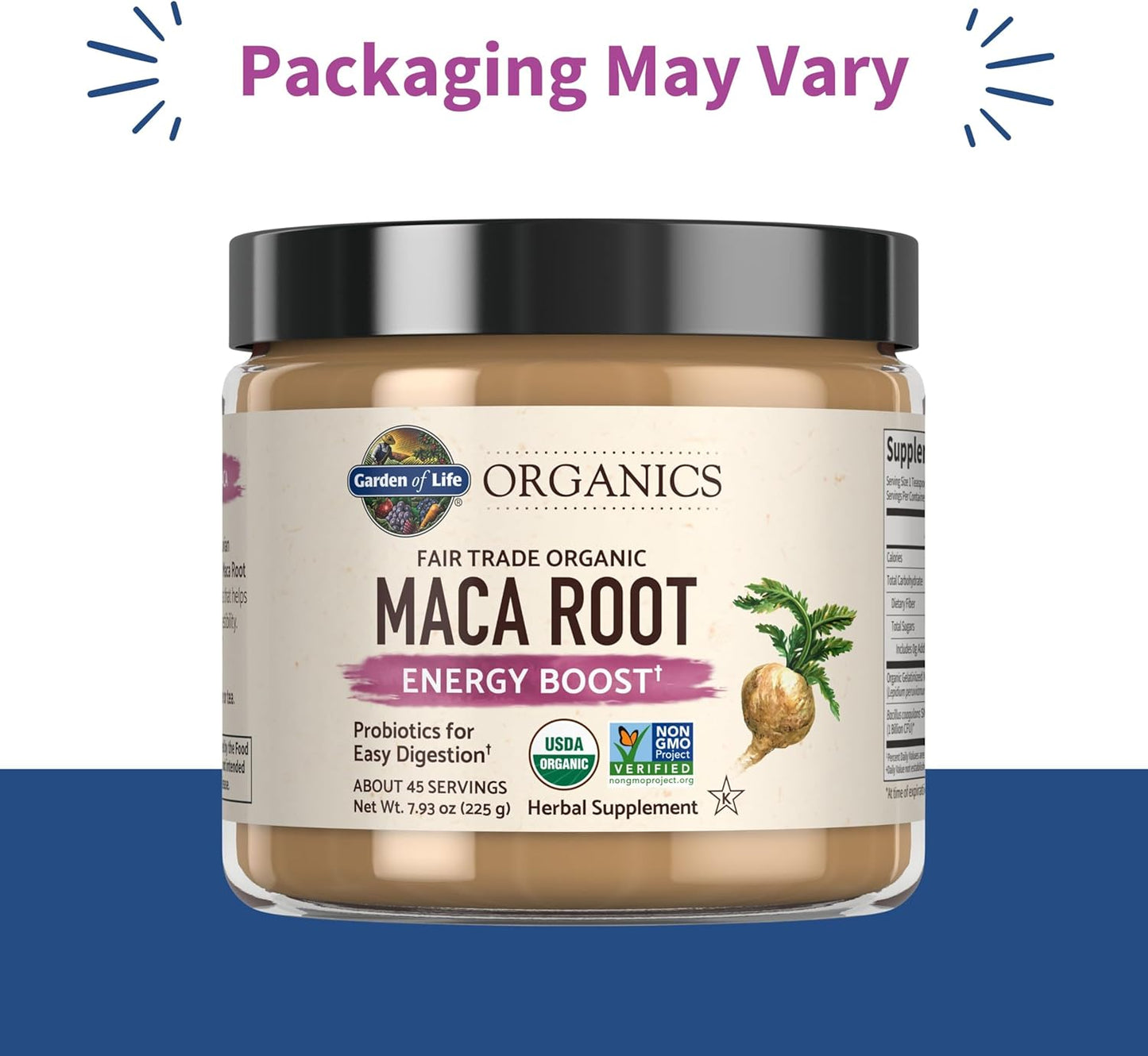 Garden of Life Organics, Fair Trade Organic Maca Root, Energy Support, 225 g - görsel 2