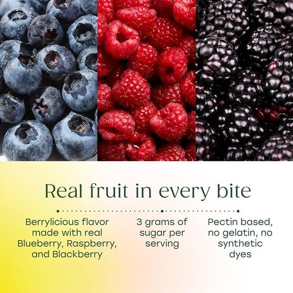 MegaFood Kids Multivitamin Gummies - Berrylicious - 60 Gummies - görsel 4