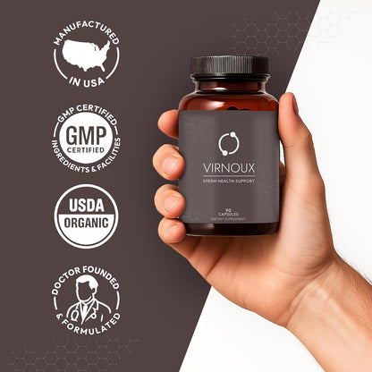 Virnoux Male Fertility Pre-Conception Vitamins – Sperm Health Support