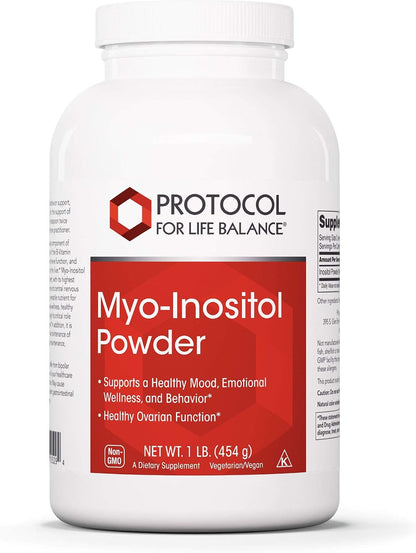 Protocol For Life Balance Myo-Inositol Powder, 454 g (1 lb)