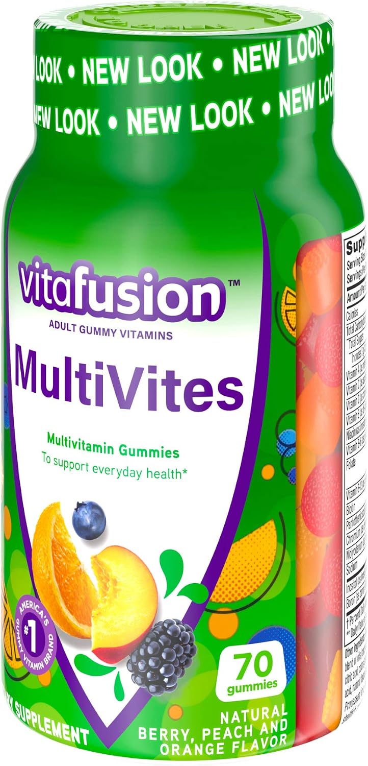 Vitafusion MultiVites Gummy Vitamins - 70 Gummies (Pack of 3) - görsel 10