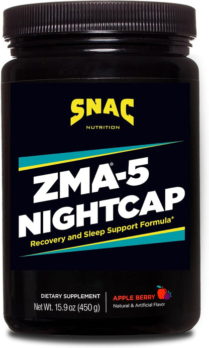 ZMA-5 Nightcap Rapid Recovery - Nighttime Recovery Drink with Zinc, Magnesium & 5-HTP, 450g