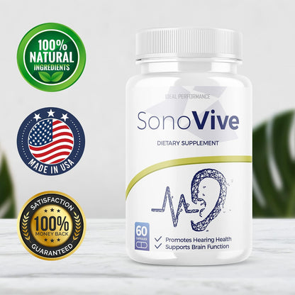 IDEAL PERFORMANCE Sonovive Capsules – Hearing Support Food Supplement (60 Capsules)
