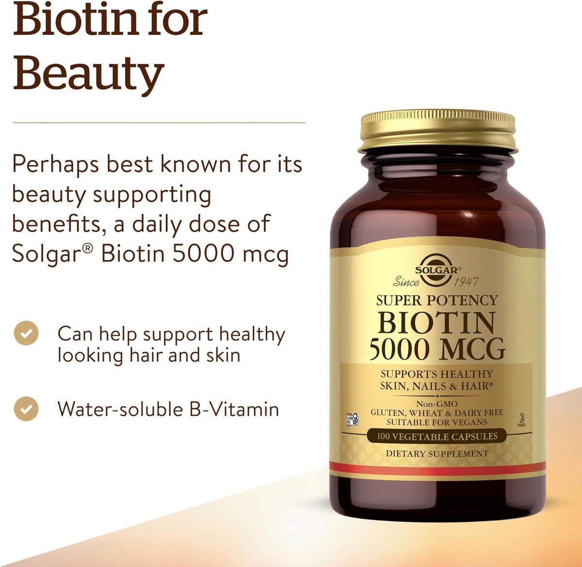 Solgar Biotin 5000 mcg - görsel 3