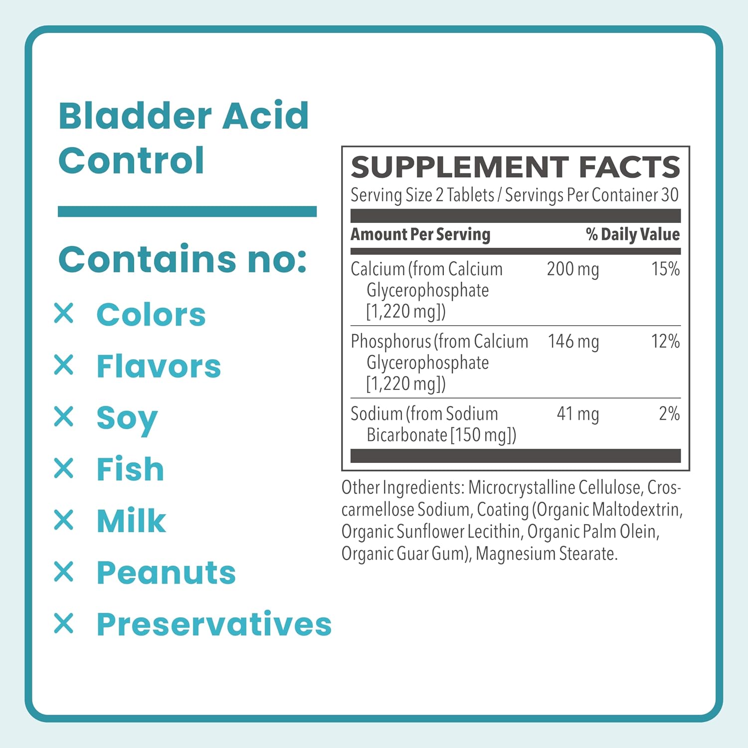 LifeSeasons Femetry Bladder Acid Control - Support for Interstitial Cystitis - Reduce Urine Acidity in The Bladder - Eases Flares Caused by Eating or Drinking Acidic Foods - 60 Tablets - görsel 6
