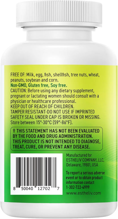 ESTHELIV Vitamin D3 2000IU, 120 Mini Soft gel capsules