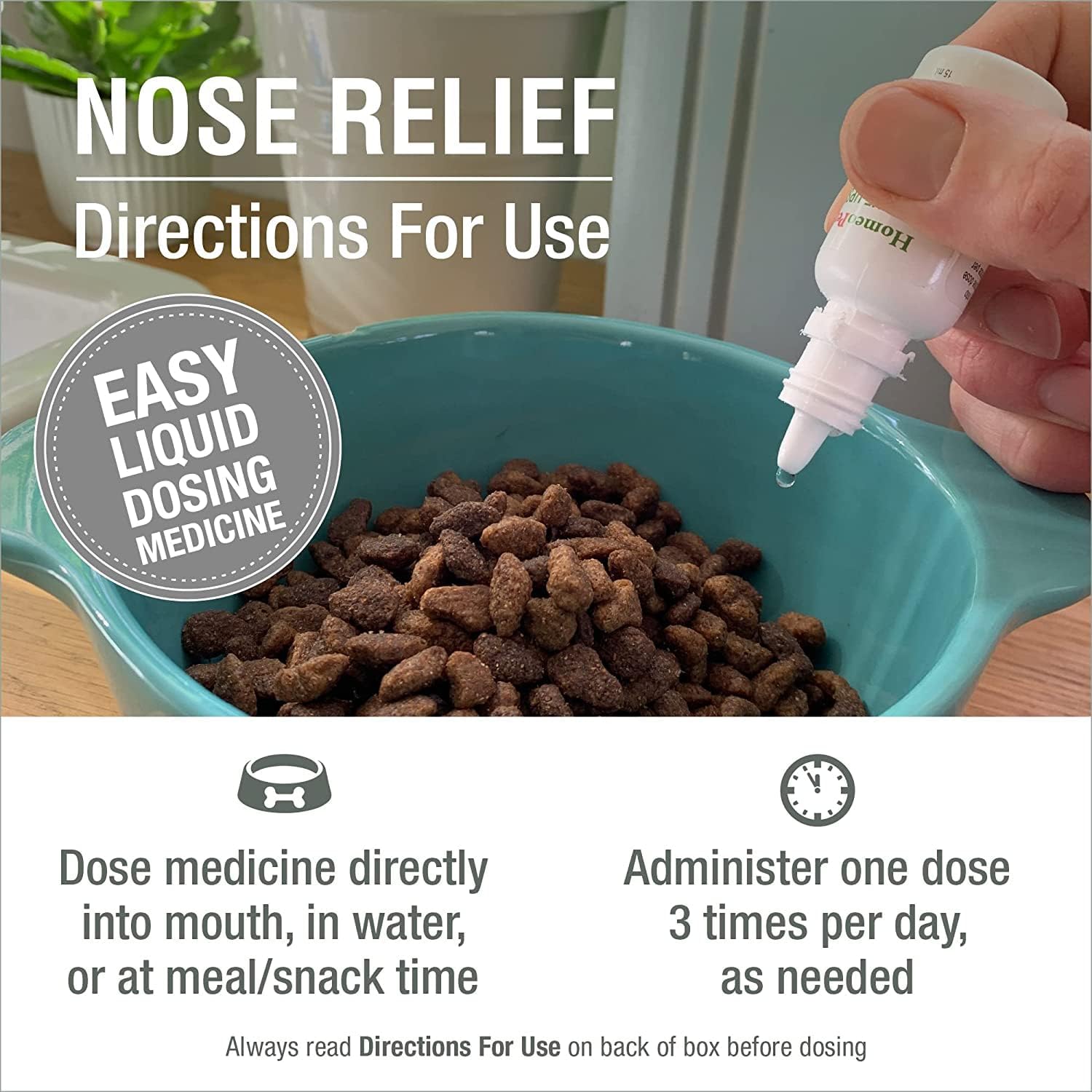 Dog Homeopet Nose Relief - Homeopathic Nasal Support for Dogs, Cats & More (15 ml) - görsel 6