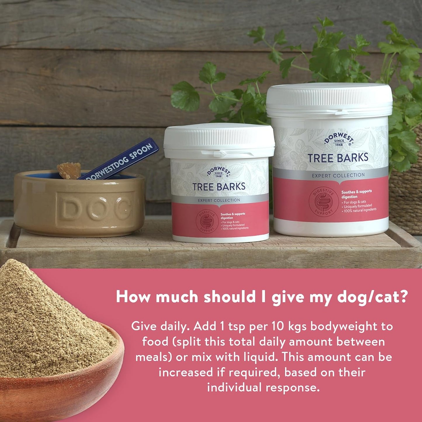 Dorwest Tree Barks Powder for Dogs and Cats - görsel 7