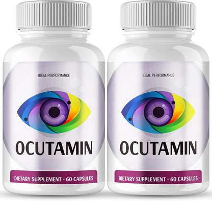 IDEAL PERFORMANCE (2 Pack) Ocutamin Vision Capsules Supplement (120 Capsules)