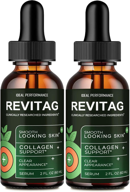 Revitag Drops - Blood Formula Support Food Supplement, Maximum Strength Liquid Drops (2 Pack)