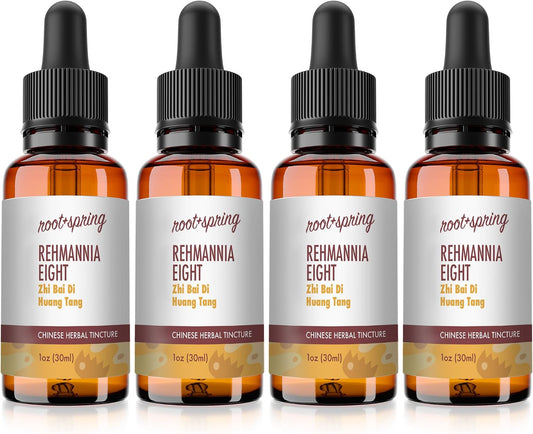 Rehmannia Eight Herbal Tincture – Zhi Bai Di Huang Tang – Liquid Extract – Pack of 4 (30 ml each)