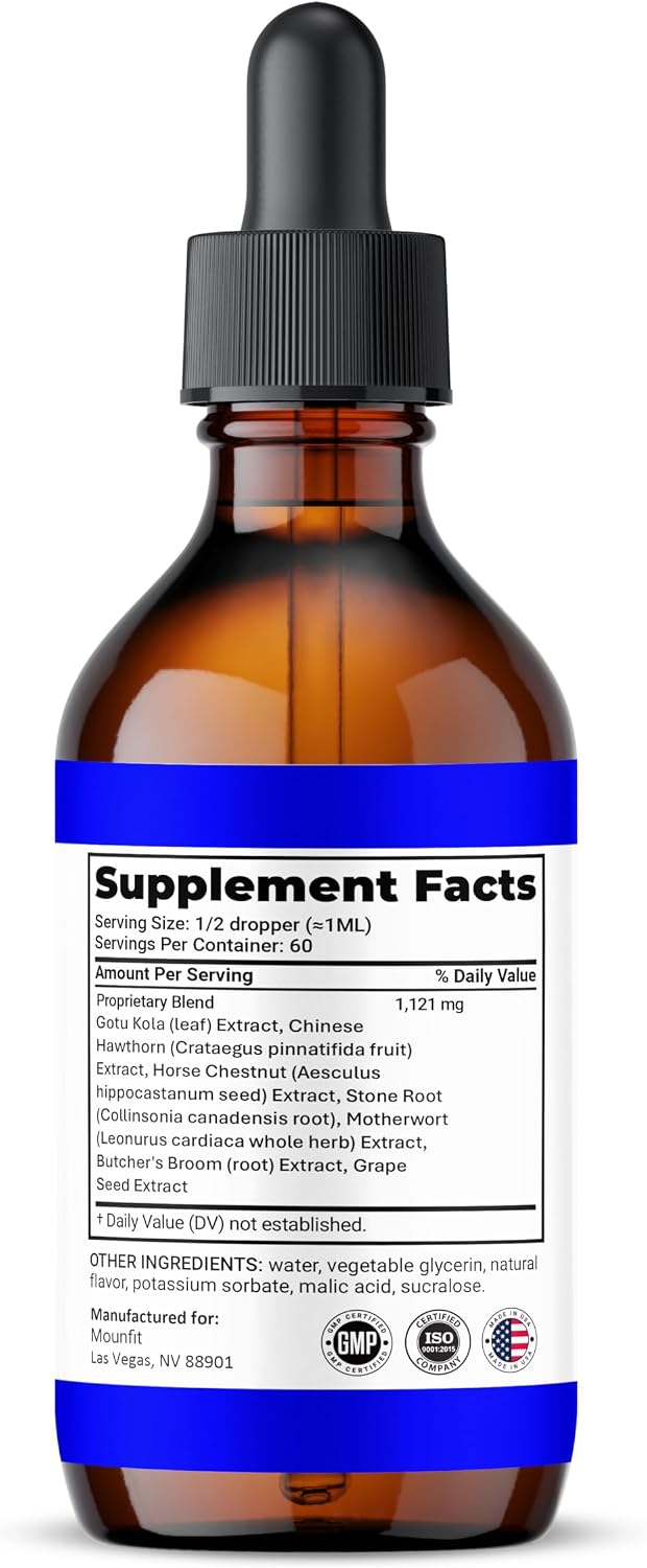 (5 Pack) Mounfit Drops, All Natural Formula, Mounfit Liquid Supplement Maximum Strength, Official Vitamin Extract for Men and Women - görsel 6