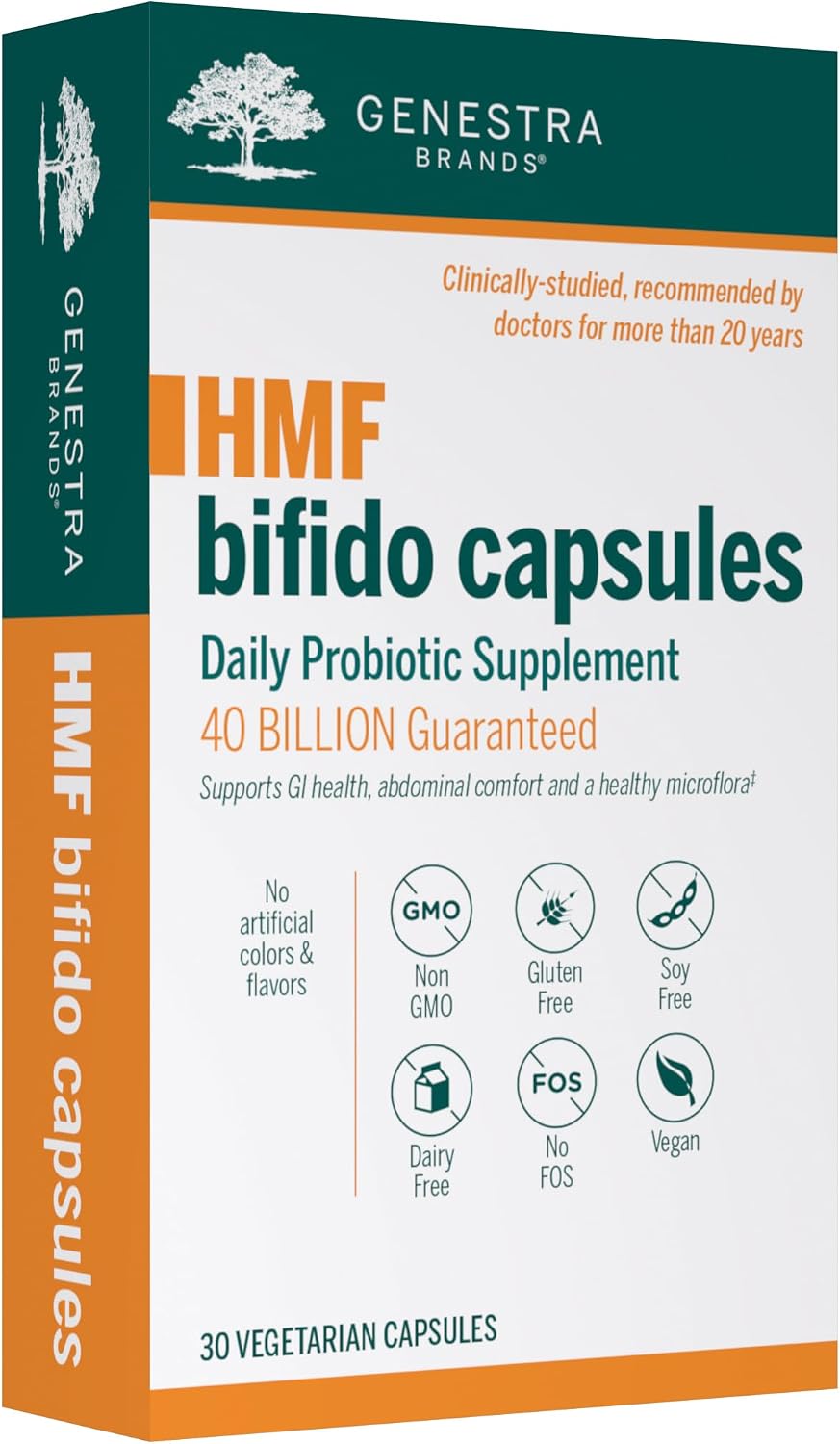 Genestra Brands HMF Bifido Capsules – Gut Health & Digestive Comfort Support (30 Capsules) - görsel 1