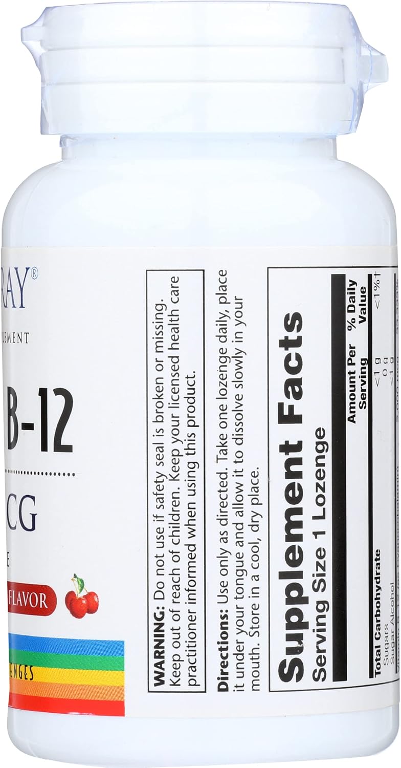 Solaray Vitamin B12 2000mcg, 90 Capsules - görsel 7