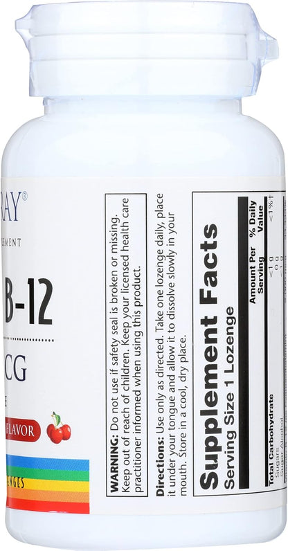 Solaray Vitamin B12 2000mcg, 90 Capsules