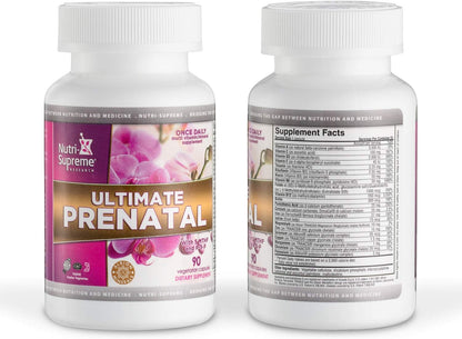 Nutri Supreme Ultimate Prenatal Vitamins, 90 Veggie Capsules
