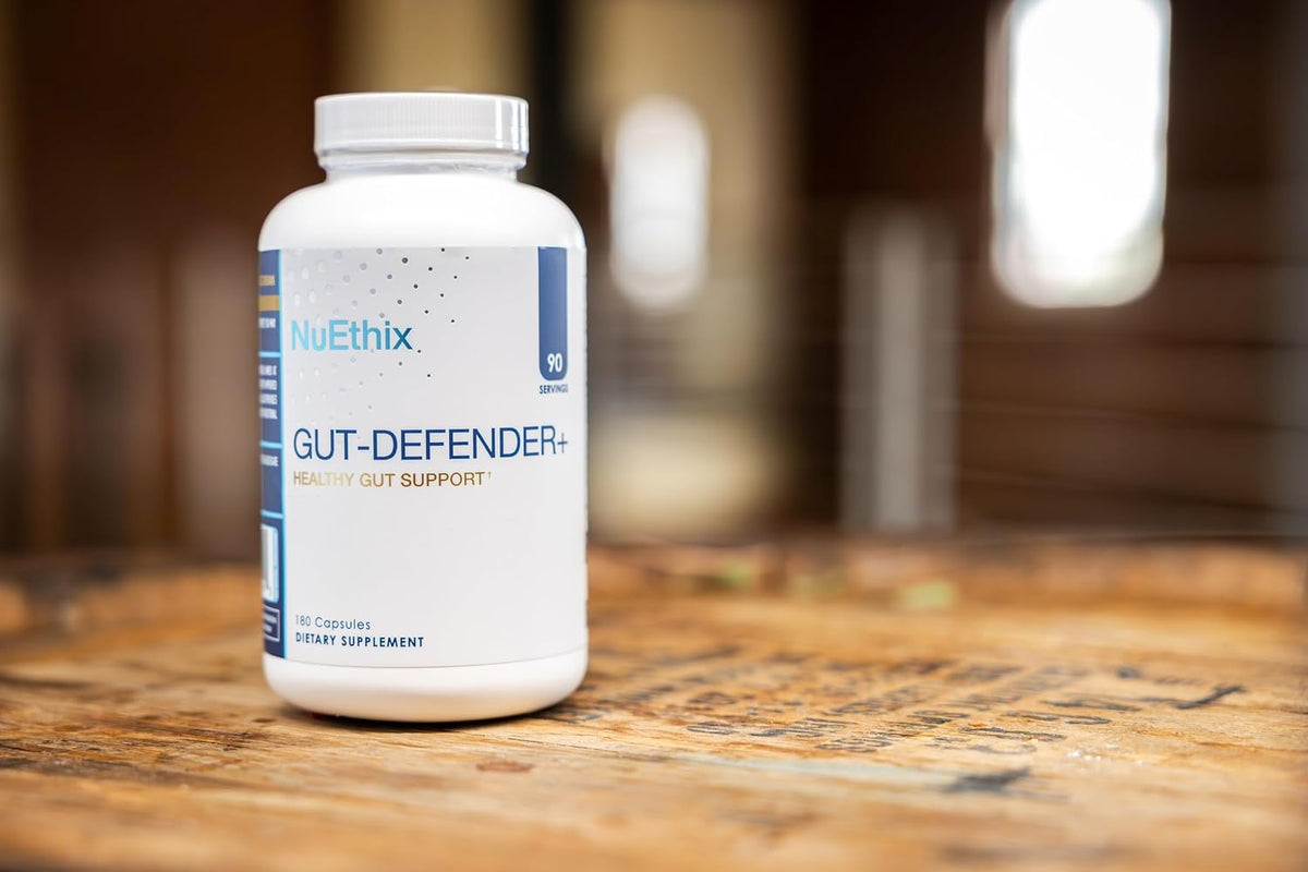NuEthix Formulations Gut Defender+ Microbiome Balance Food Supplement, 180 Capsules, 90 Servings - görsel 5
