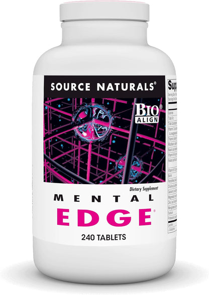 Source Naturals Mental Edge – Brain Boosting Supplement with Eleuthero Root – 240 Tablets
