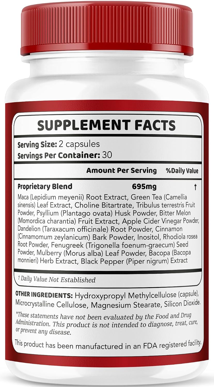 Glycogen Support, Control & Fix Advanced Formula – 2-Pack of 30 Capsules (60 Days' Supply) – with Powerful Ingredients - görsel 7