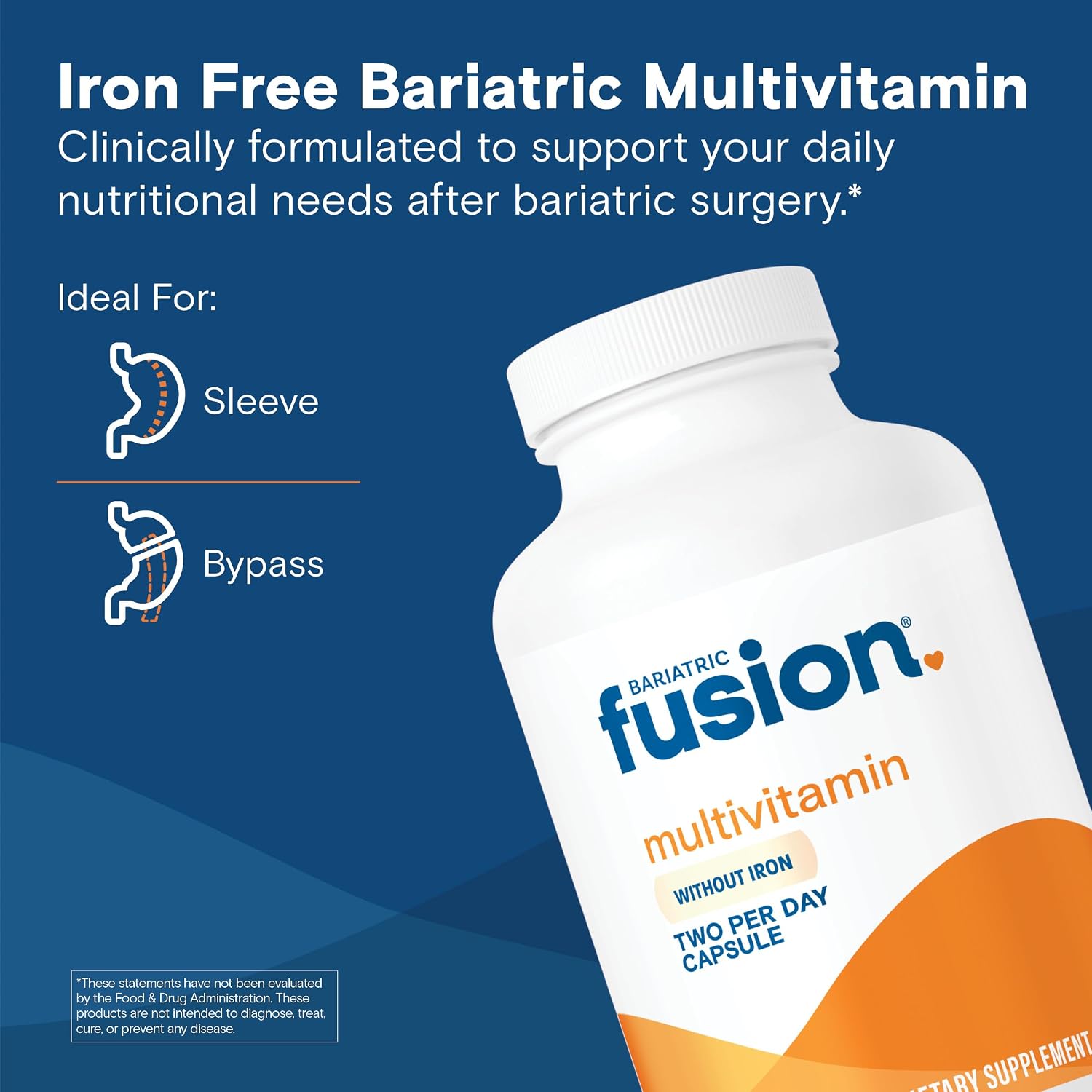 Bariatric Fusion Bariatric Multivitamin Without Iron – Post Bariatric Surgery Support – 1 Year Supply - görsel 1