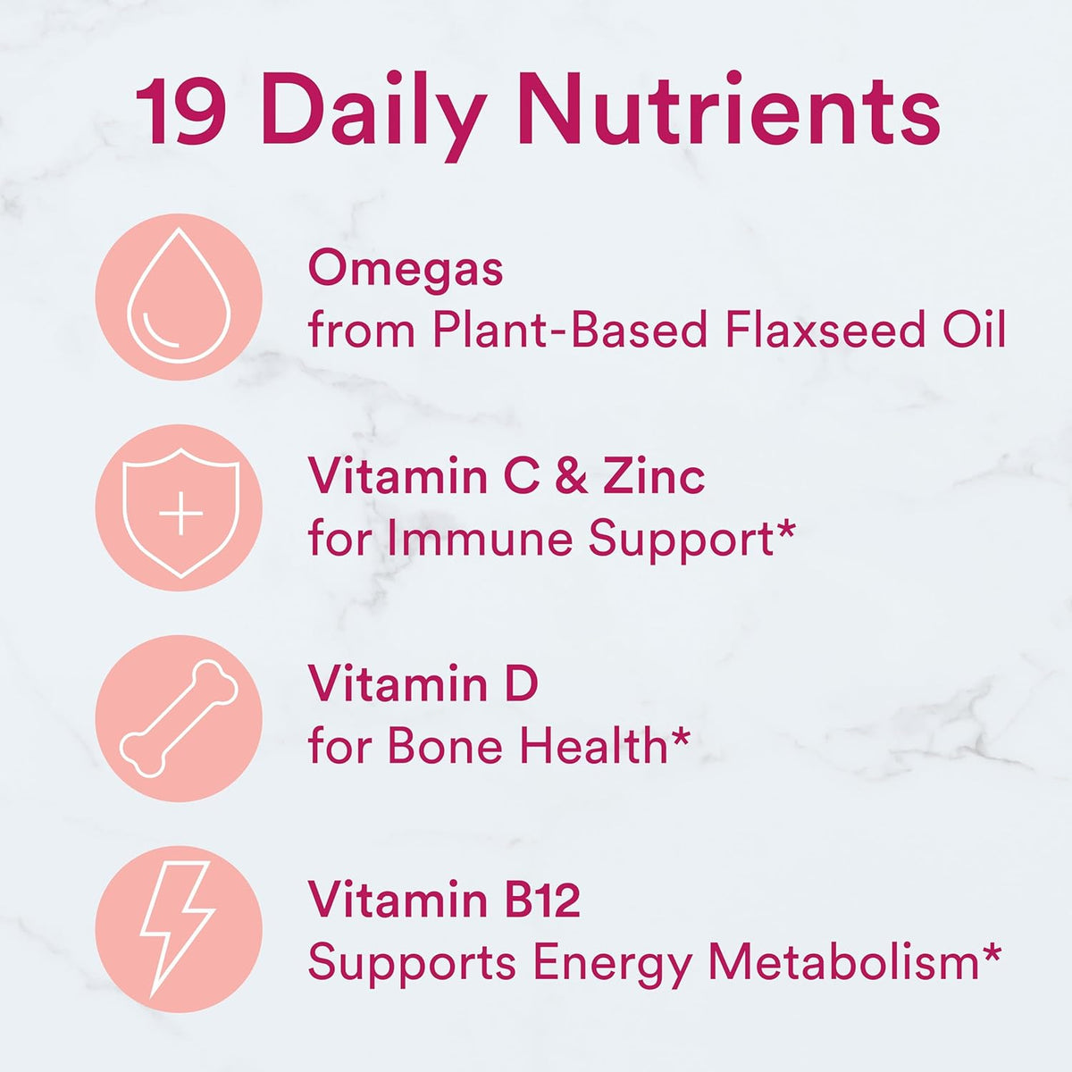 SmartyPants Women's Sugar-Free Multivitamin Gummies with Omega-3, 60 Gummies - görsel 4