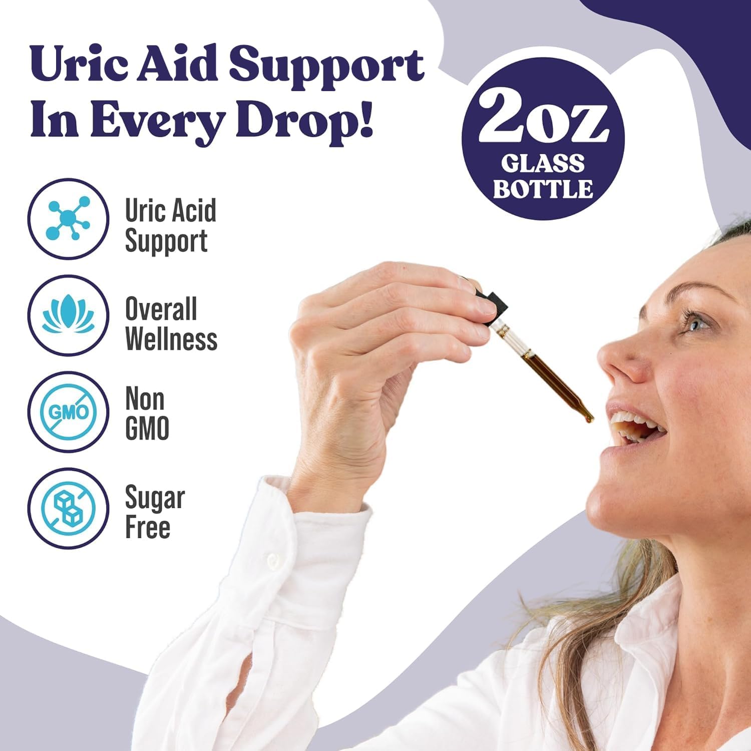 Varicol - Advanced Uric Acid Support Supplement - Liquid Delivery for Better Absorption - Tart Cherry, Chanca Piedra, Celery Seed, Ginger & More! - görsel 5